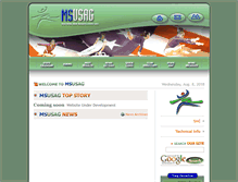 Tablet Screenshot of msusag.org